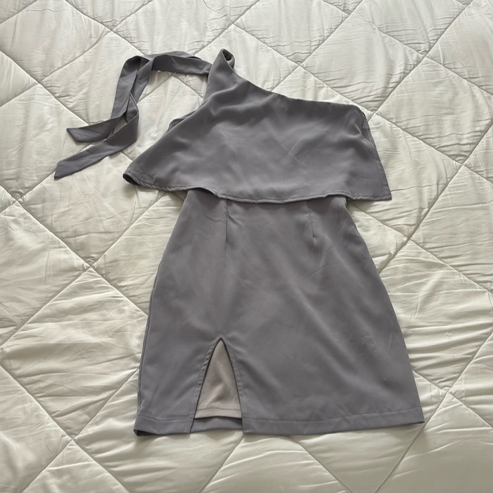 Super cute one shoulder cocktail dress